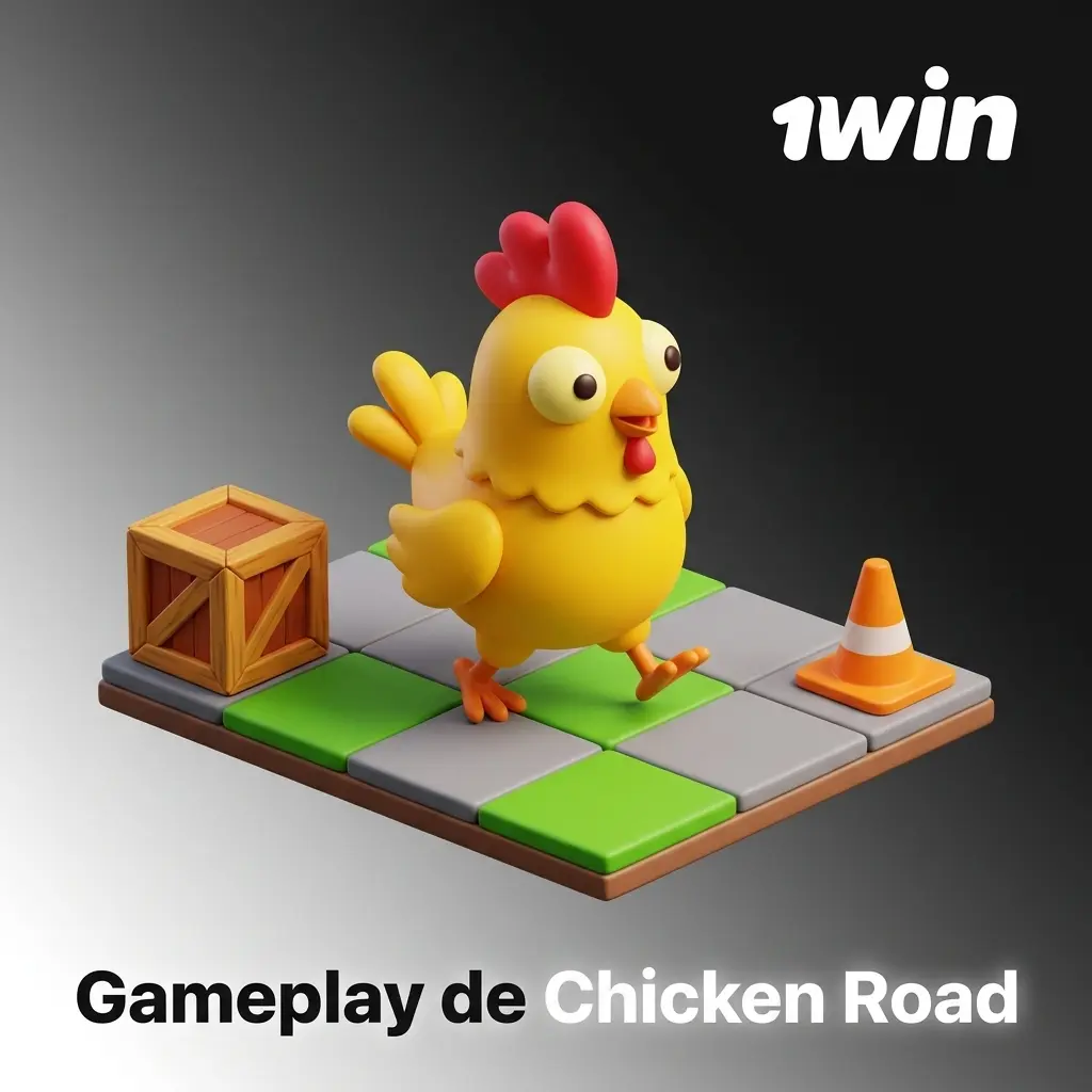 Gameplay de Chicken Road: guía al personaje entre obstáculos, recolecta recompensas y retira ganancias a tiempo.