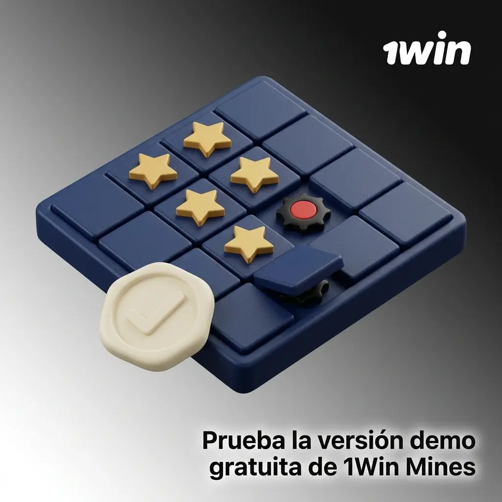 Jugador venezolano probando la versión demo gratuita de 1Win Mines con saldo virtual sin riesgo