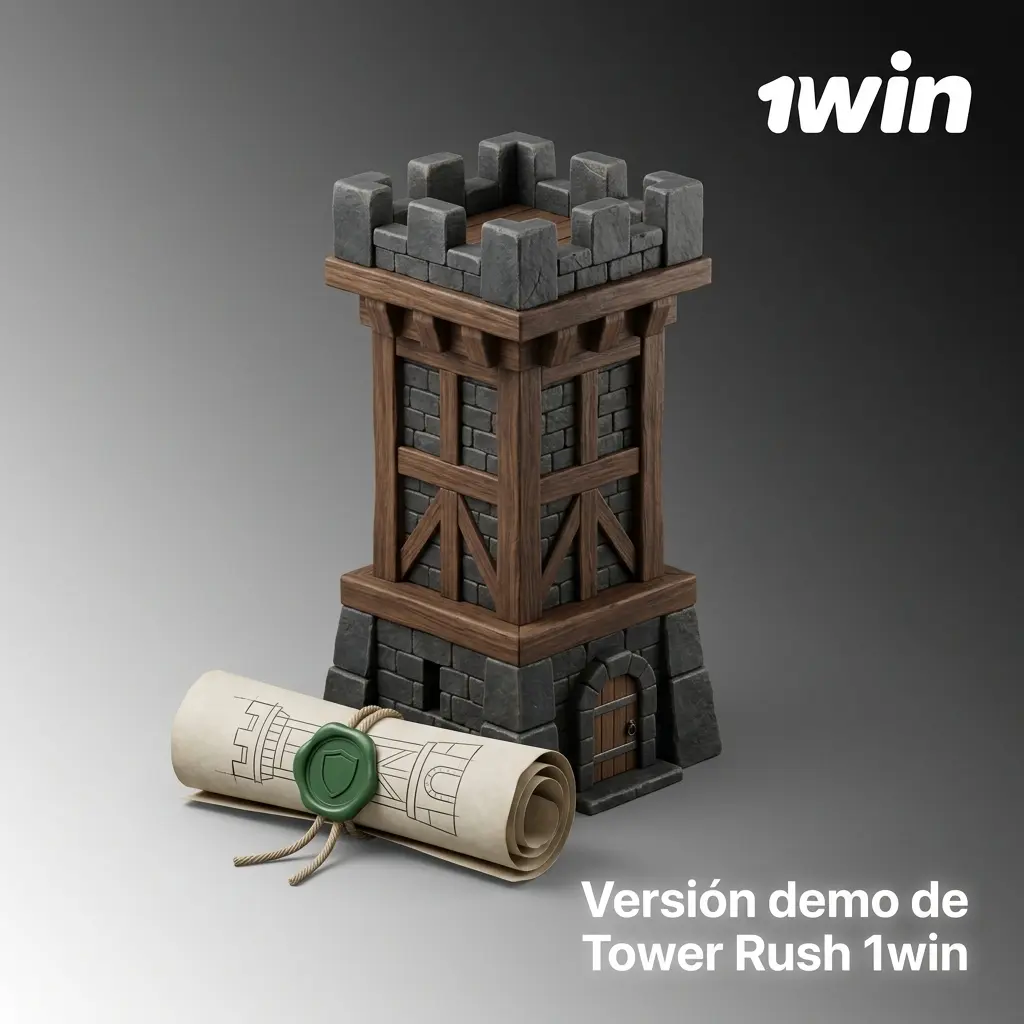 Versión demo gratuita de Tower Rush 1win para practicar sin registro ni depósito antes de apostar dinero real.