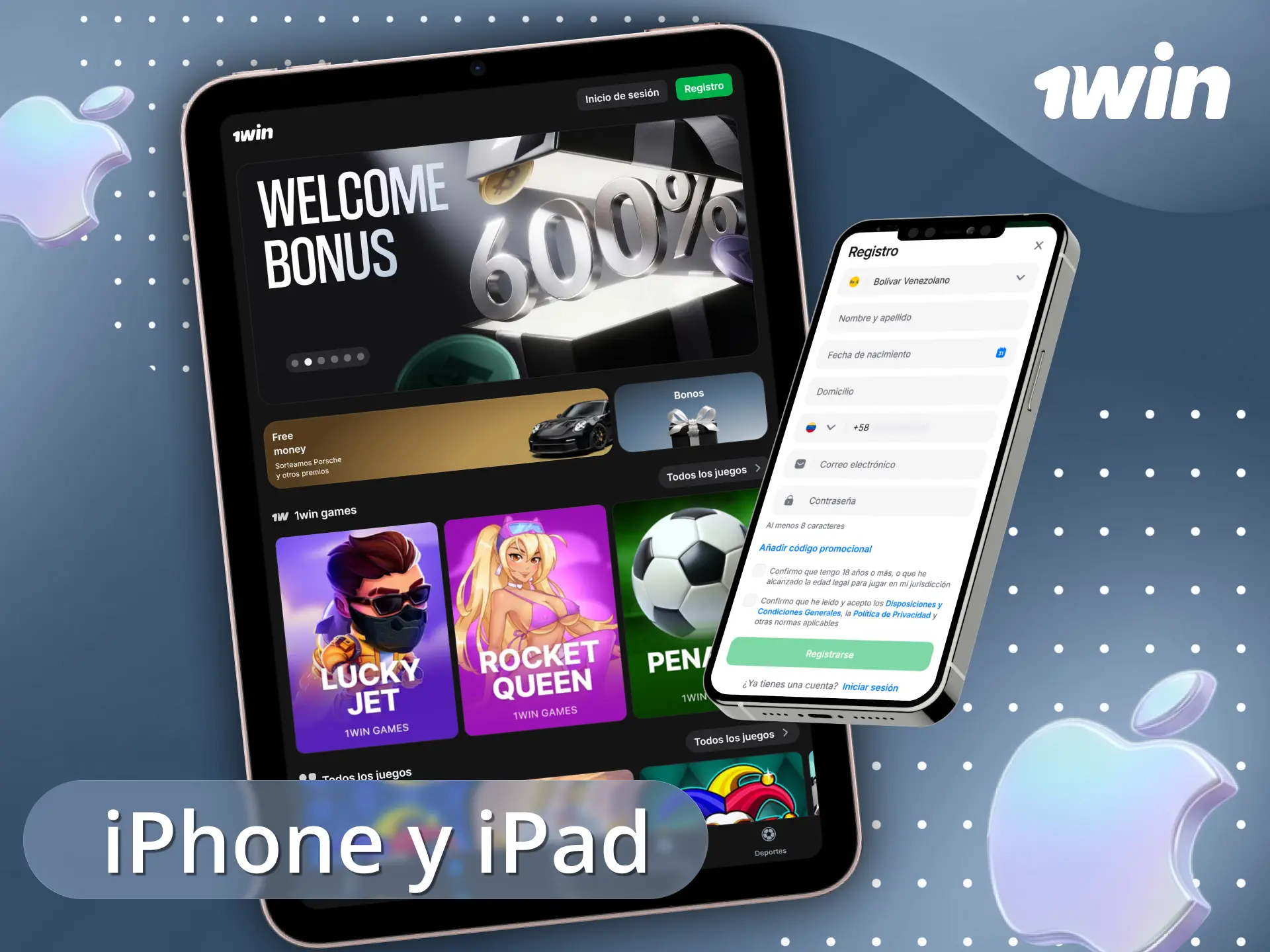 Descubre la compatibilidad y descarga la app de 1win en iOS.