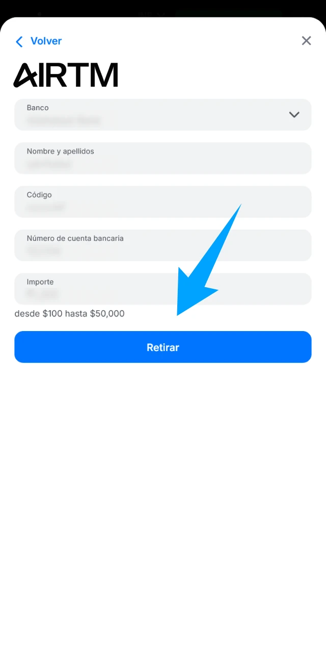 Completa la solicitud de retiro en 1win y cobra ganancias.