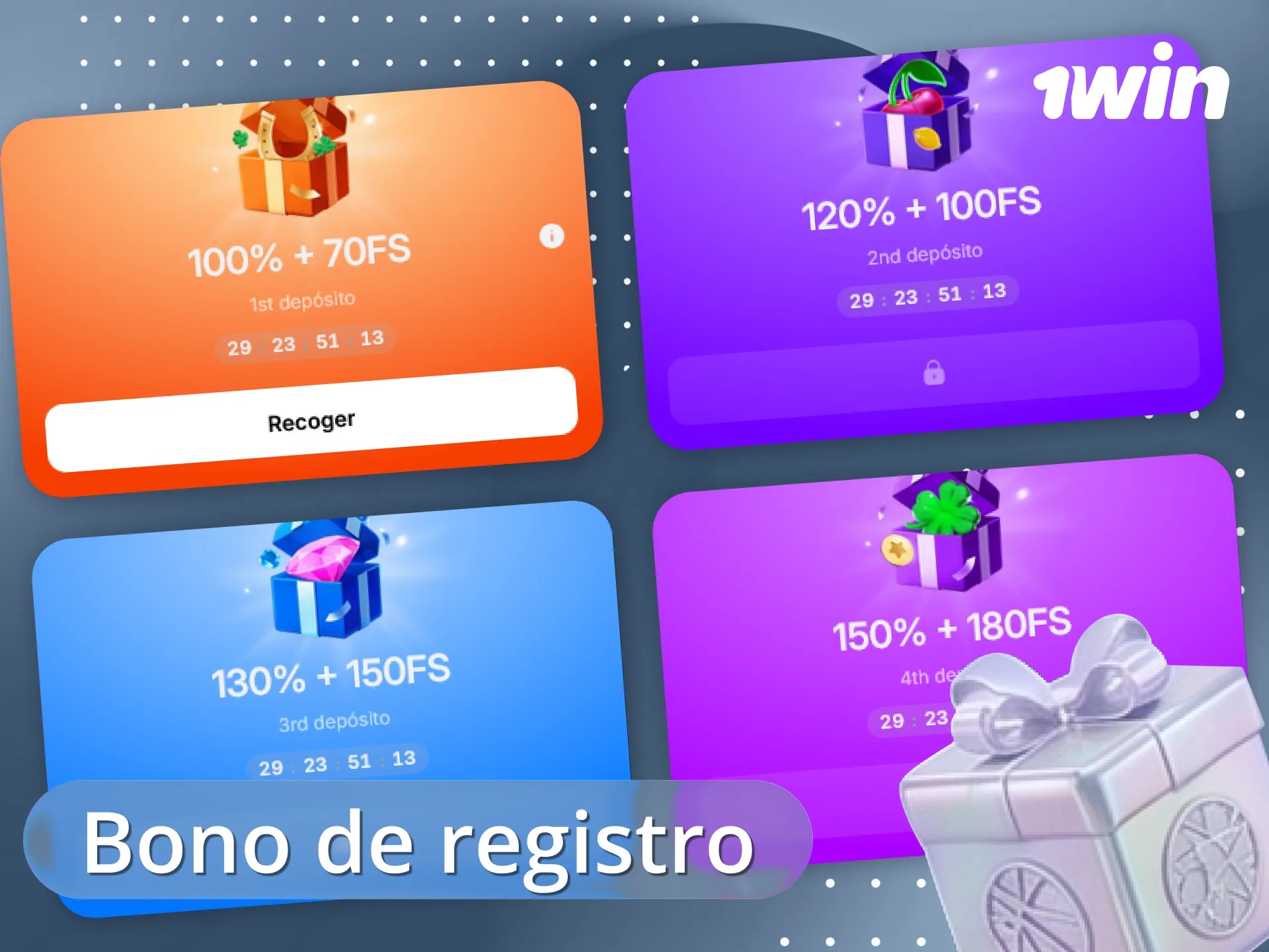 Reclama un bono de bienvenida del 500% al registrarte en 1win.
